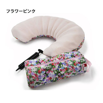 授乳クッション テラスベビー ナーシングピローエア フラワーピンク 空気ポンプ付 エアクッション 角度自在 Telasbaby【送料無料 沖縄・一部地域を除く】【在庫処分】